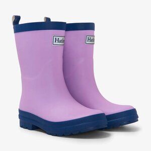 Hatley NIB Lilac & Navy Rain Boots 13